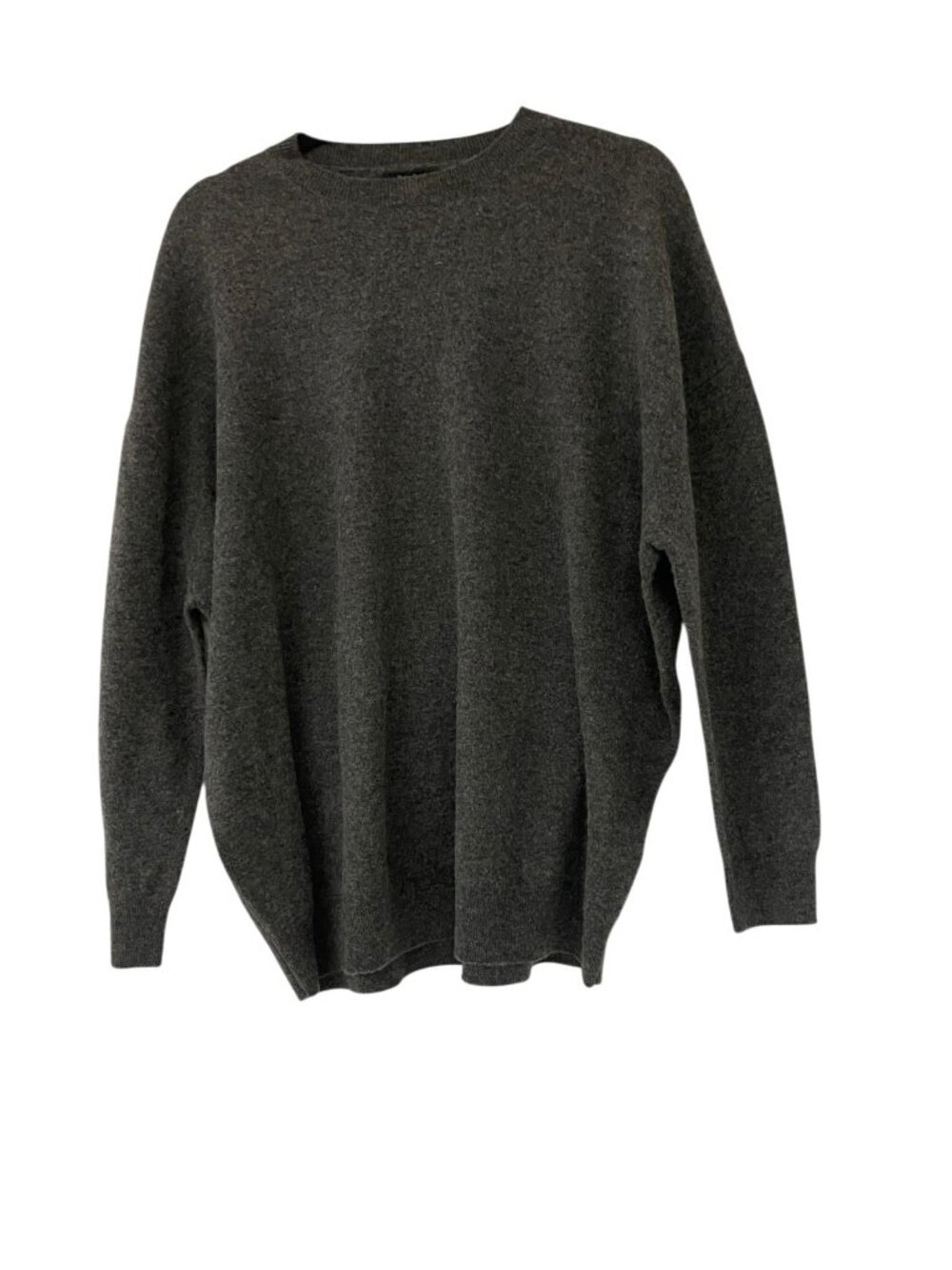 Massimo Dutti mens Oversized Sweater Small Gray Wool cashmere 5671/638 NWT